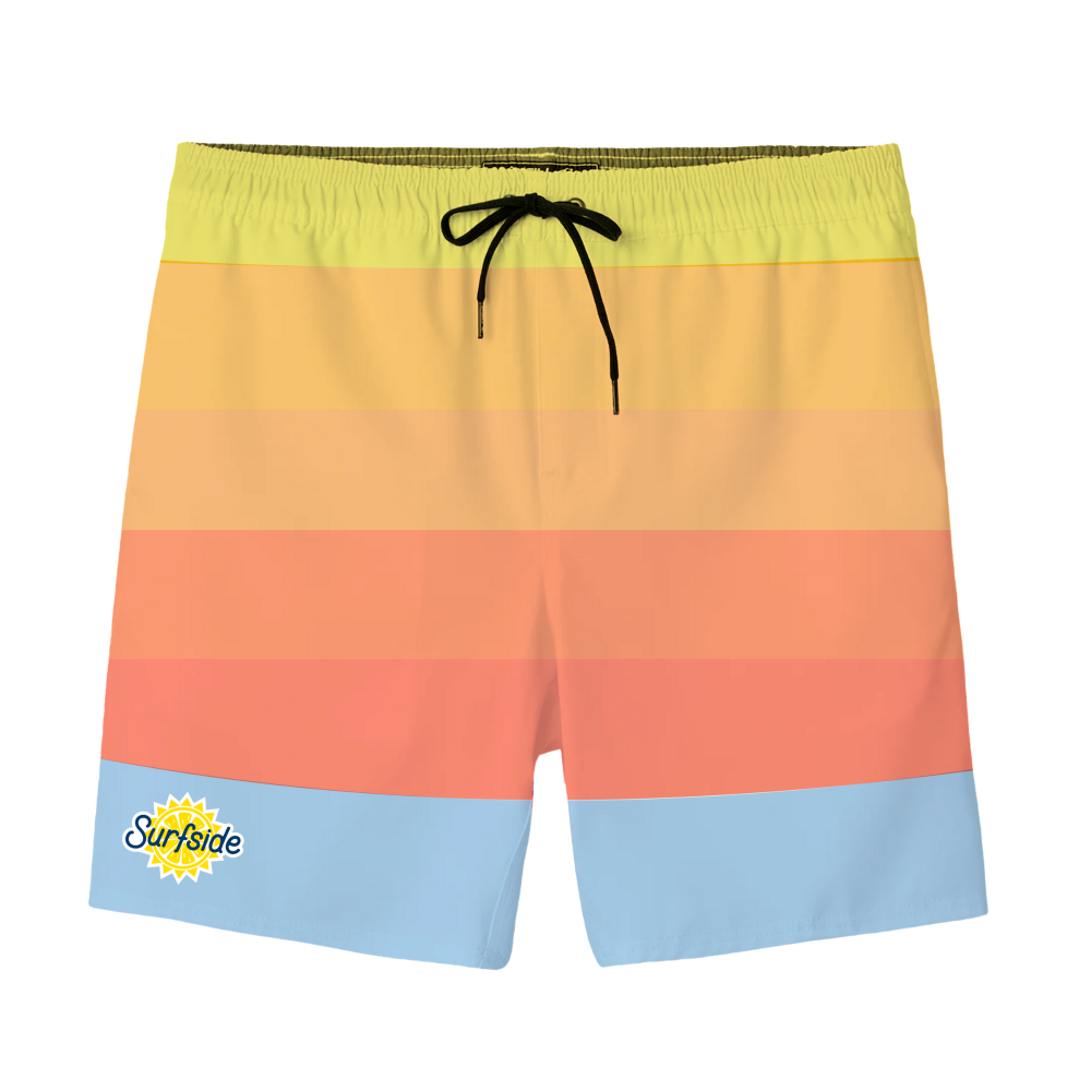 PeachTeaLemonadeSwimTrunks