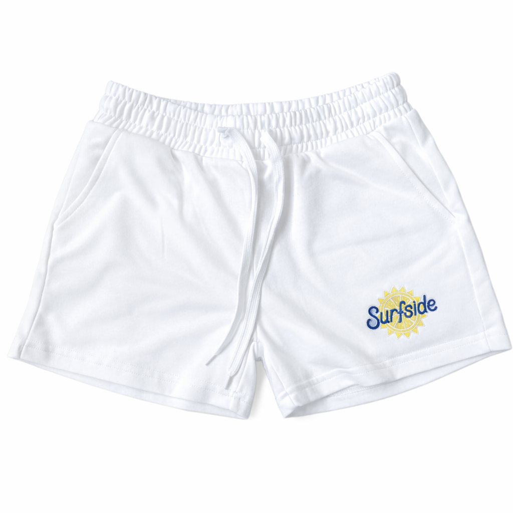 White_Sweat_Shorts_Flat